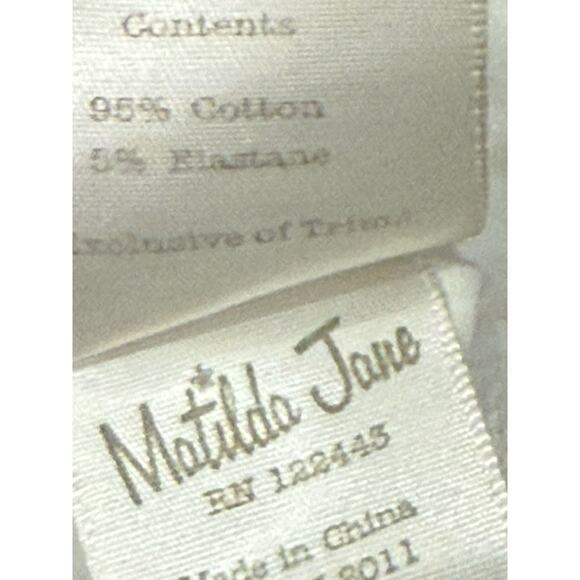 Matilda Jane You & Me Minny Leggings Sz.8 2011 Vintage Floral Ruffle Cuff Pants - Picture 5 of 11